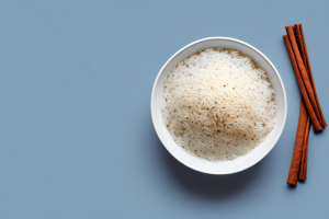 A pot of steaming basmati rice with cardamom and cinnamon