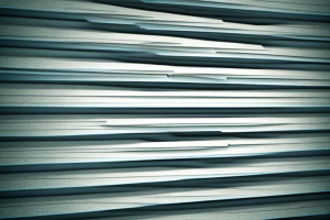 A shutter with louvers in need of repair