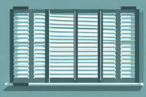 A window with plantation shutters