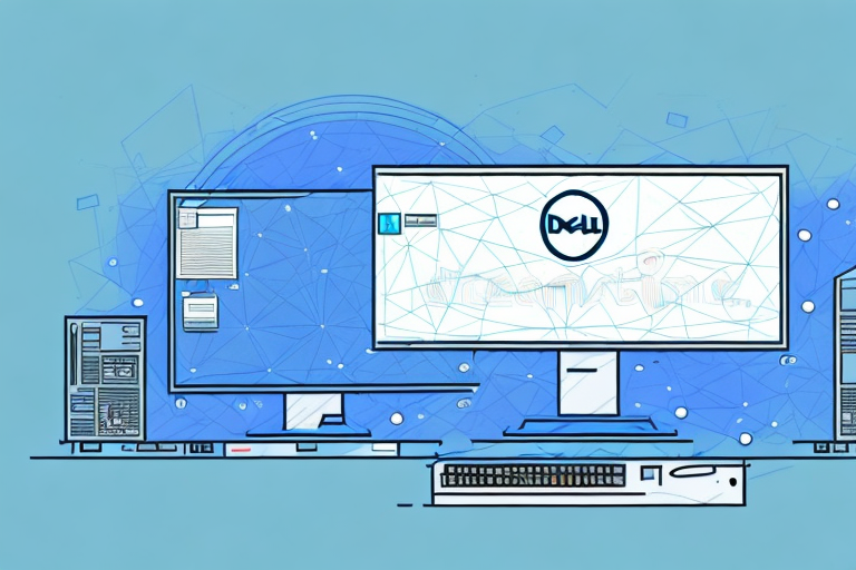 A dell optiplex 9020 computer with a windows 10 installation process in progress