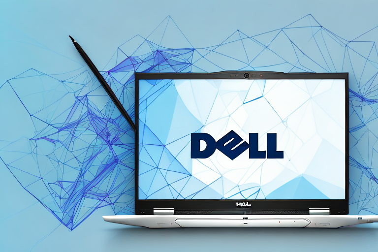 A dell precision 5530 laptop with a performance-enhancing graphic overlay