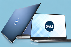 A dell xps 17 laptop with a black screen