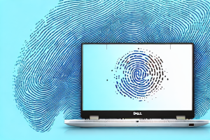 A dell latitude e5570 laptop with a fingerprint scanner