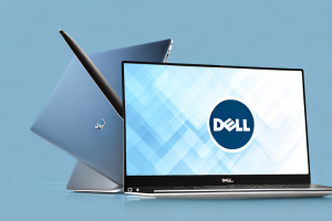 A dell xps 13 9365 laptop with a black screen