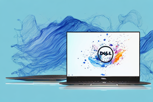 A dell xps 13 9370 laptop being cleaned with a cloth