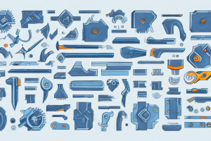 A variety of sockets and tools arranged in a toolkit