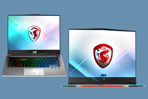 Two gaming laptops side-by-side