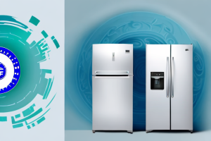 A side-by-side comparison of two refrigerators