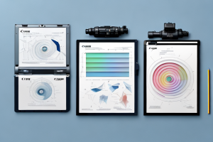 A canon and hp printer side-by-side