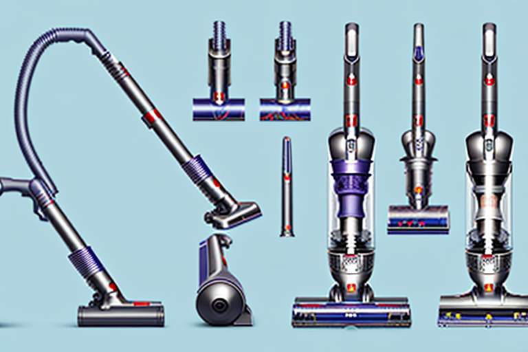 Two upright vacuum cleaners