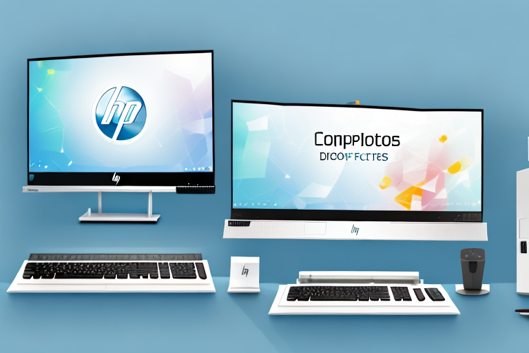 Two desktop computers