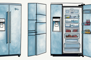 Two side-by-side refrigerators