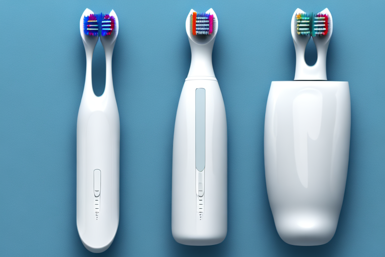 Two electric toothbrush models side-by-side