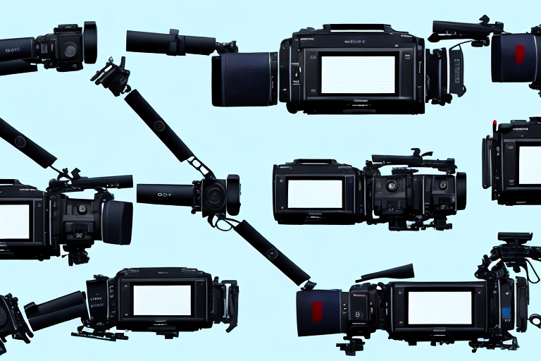 Two 4k camcorders side-by-side