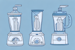 Two different personal blender models side-by-side