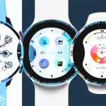 Two different smartwatches side-by-side