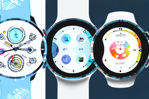 Two different smartwatches side-by-side